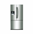 528L Samsung 3 Door Fridge SRF527DSLS