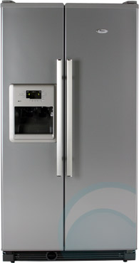 whirlpool stainless steel fridge freezer