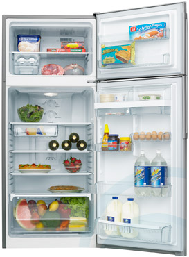 essentials fridge freezer ce55cw18