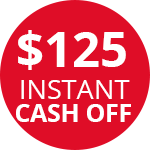 AOL leg buy Cash off 125