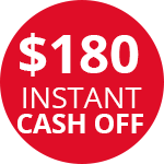 AOL leg buy Cash off 180