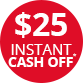 AOL leg buy Cash off 25