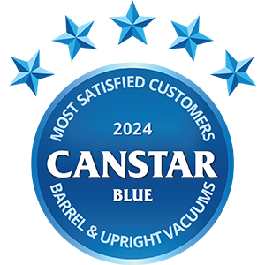 Canstar Blue Most Satisfied Customers Barrel and Upright Vacs 2024