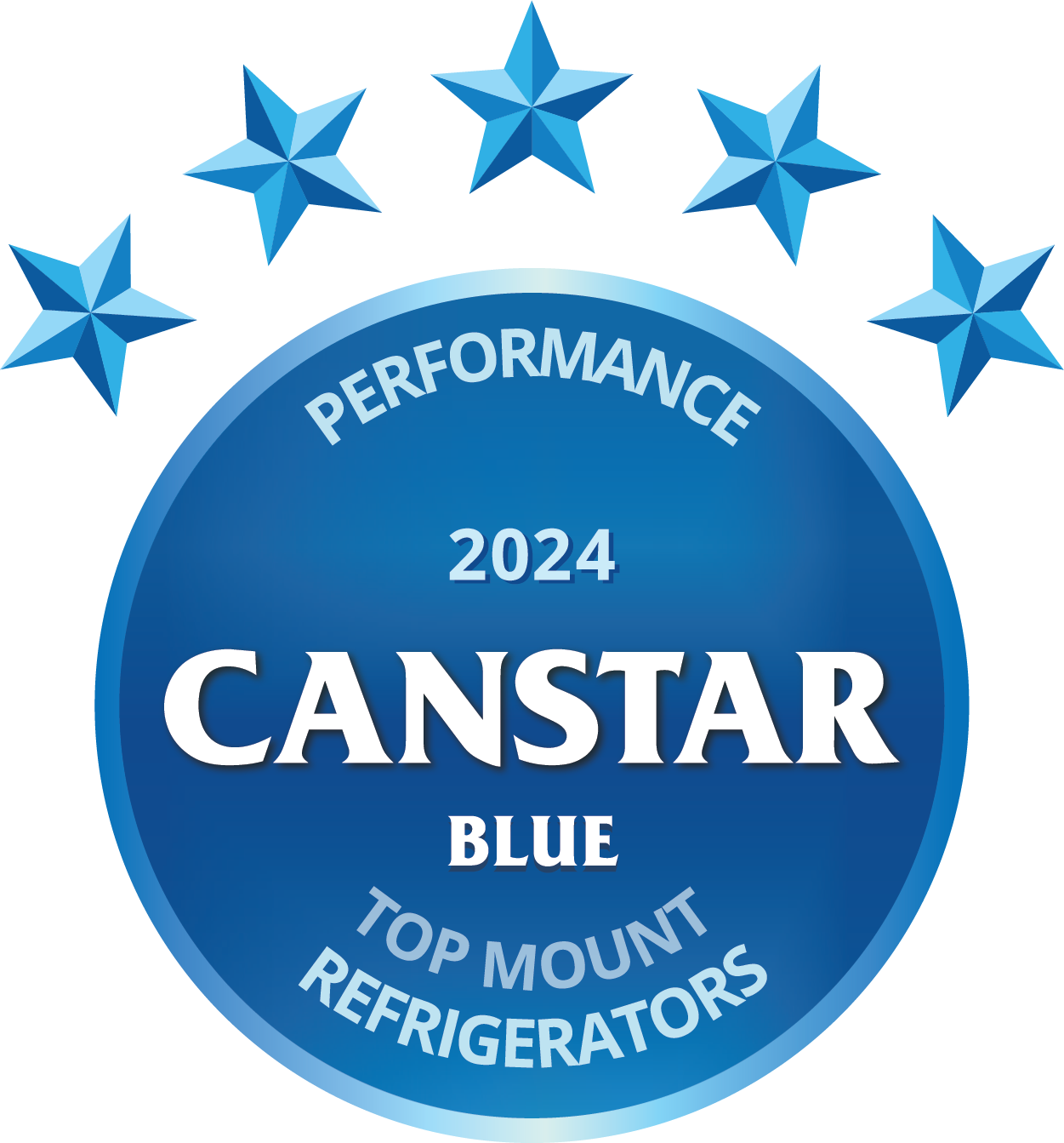 Canstar Blue Performance Top Mount Fridges 2024