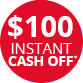FP instant cash off DEC25 100