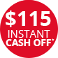 FP instant cash off DEC25 115