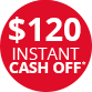 FP instant cash off DEC25 120