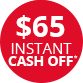 FP instant cash off DEC25 65