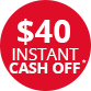 Zinus AUG26 Cash off 40