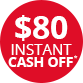 Zinus AUG26 Cash off 80