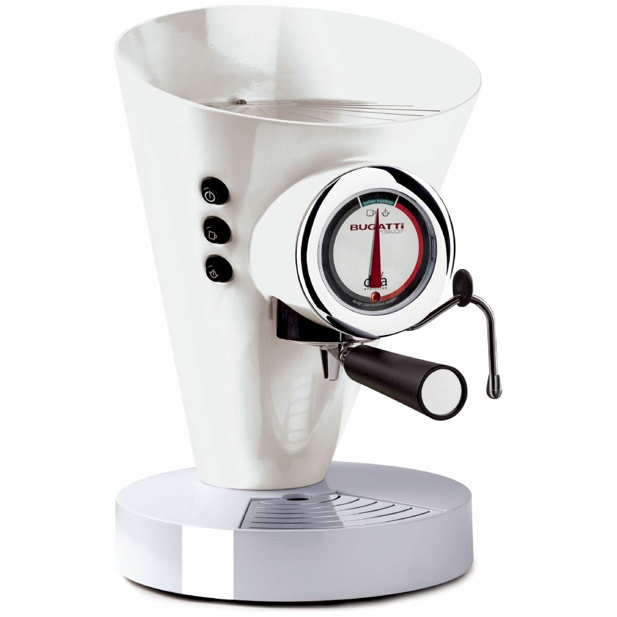 Bugatti Diva Espresso Machine White 15 