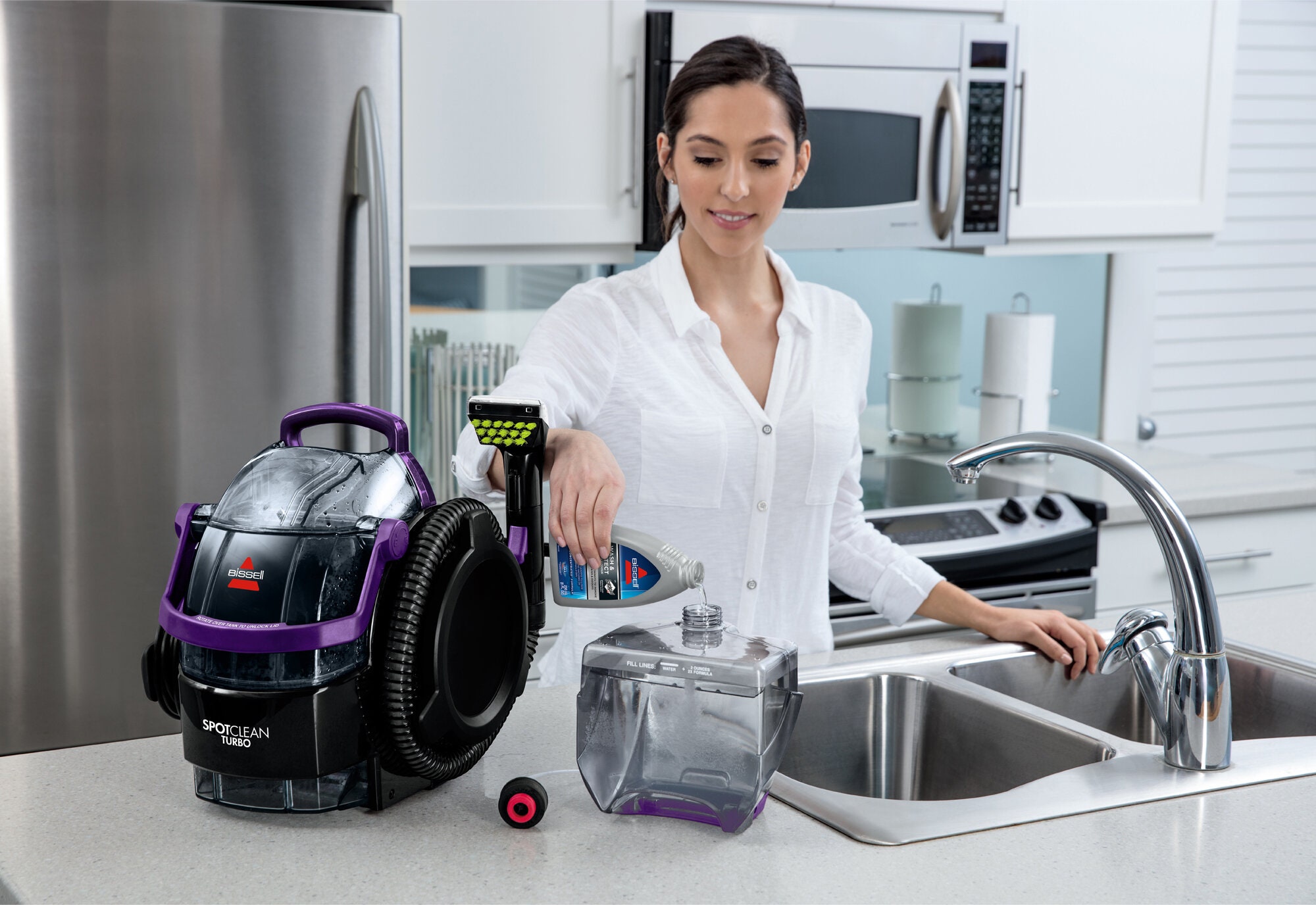 Bissell Spotclean Turbo Carpet and 