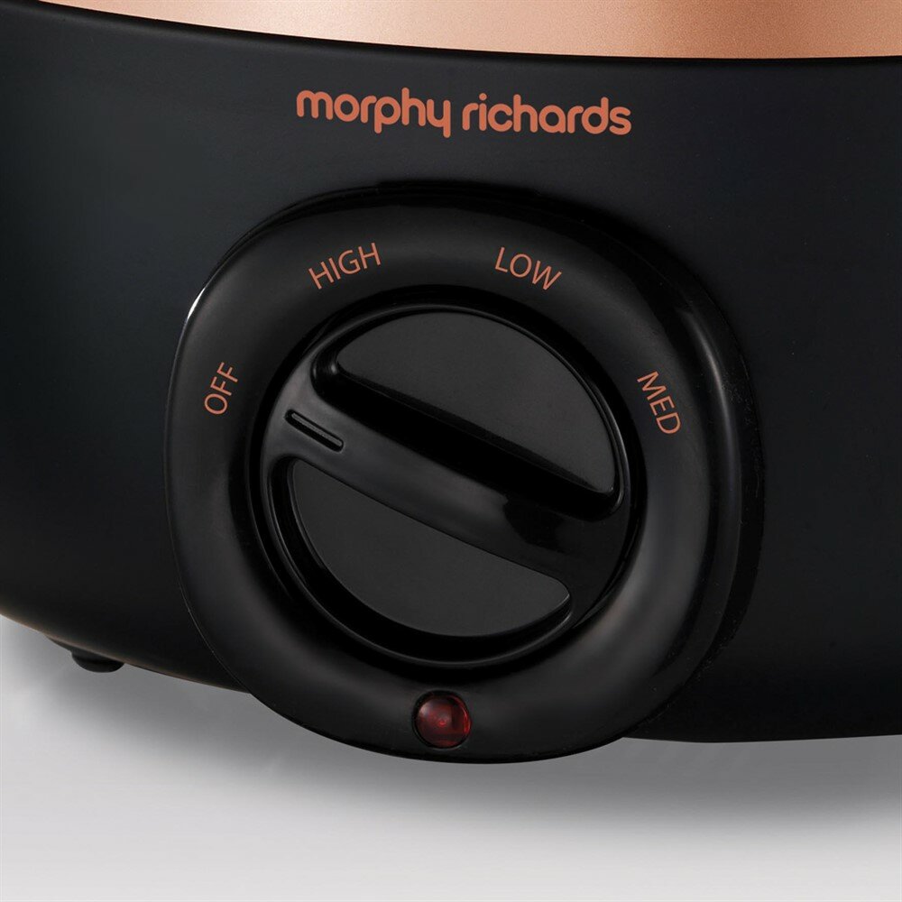 Rose Gold Morphy Richards Non Stick Sear and Stew Slow Cooker Morphy Richards 3.5L 