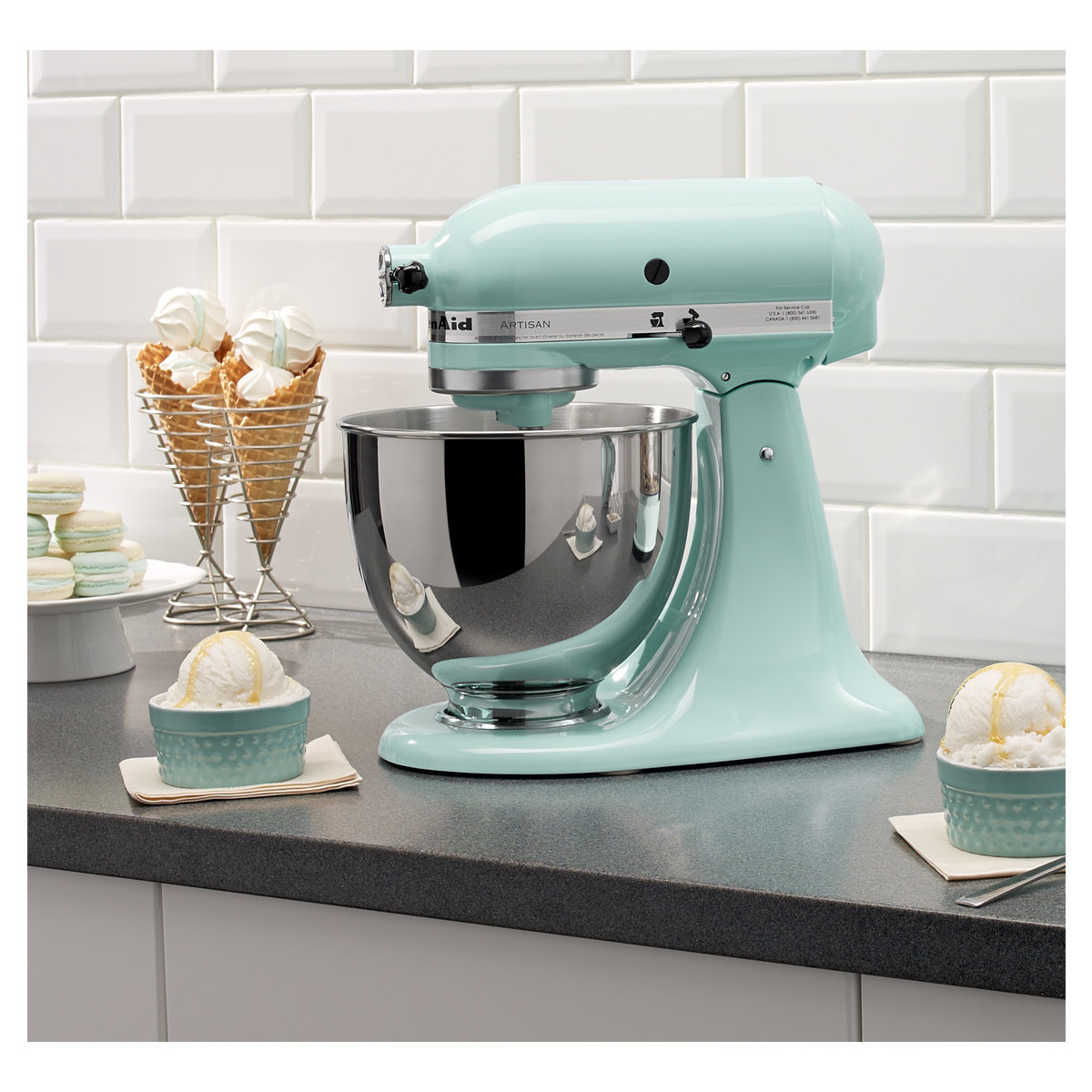Kitchenaid Ksm160 Artisan Stand Mixer Ice Blue 5ksm160psaic Appliances Online