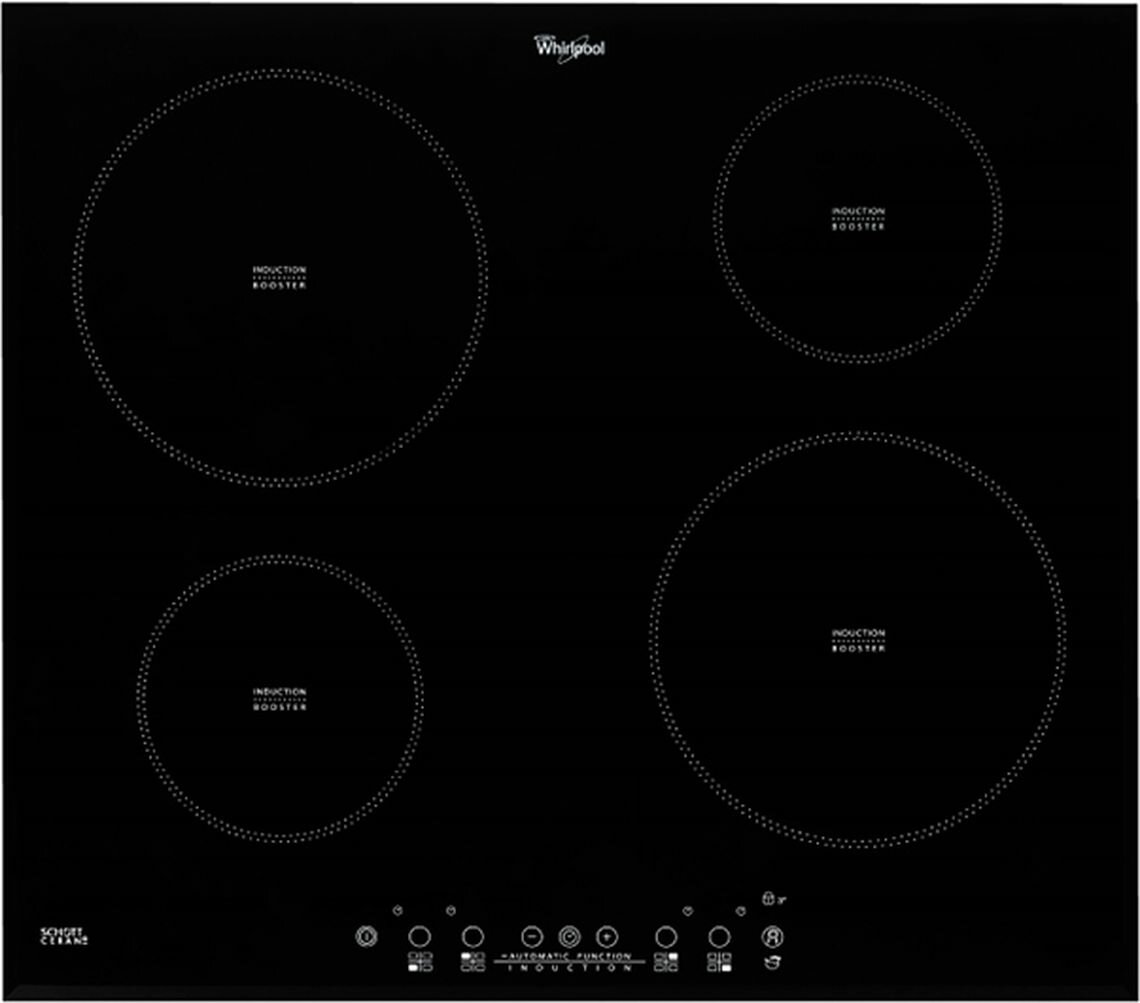 whirlpool acm804bas induction hob