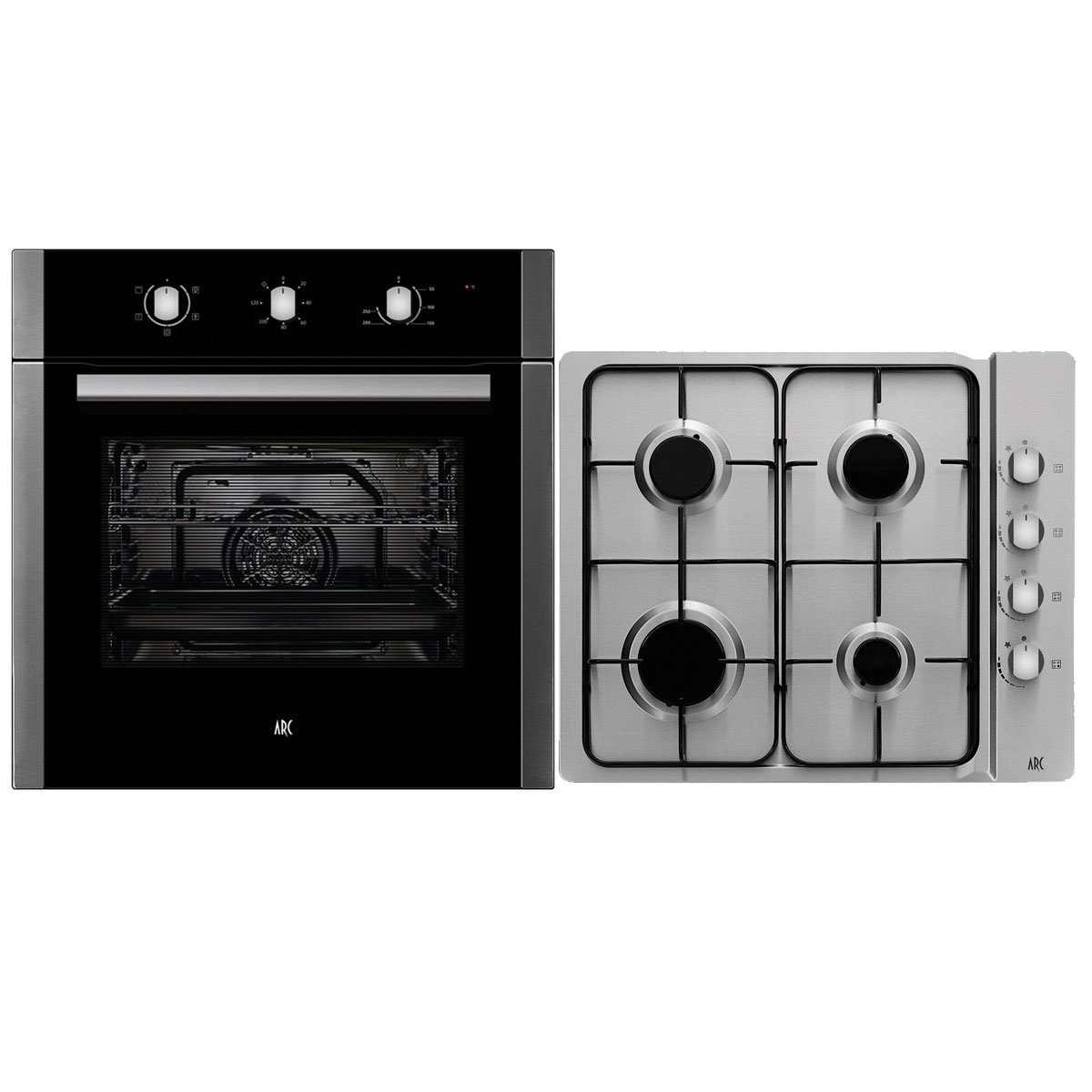 Arc 60cm Electric Oven 60cm Gas Cooktop Pack Acpg2 Appliances