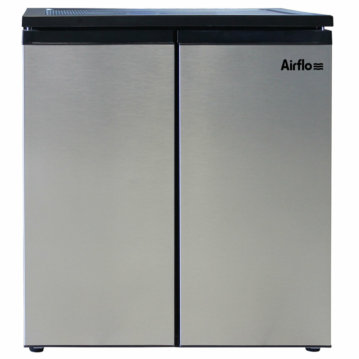 Goldair Double Door Bar Fridge Freezer Black/Silver 240L GUSS240