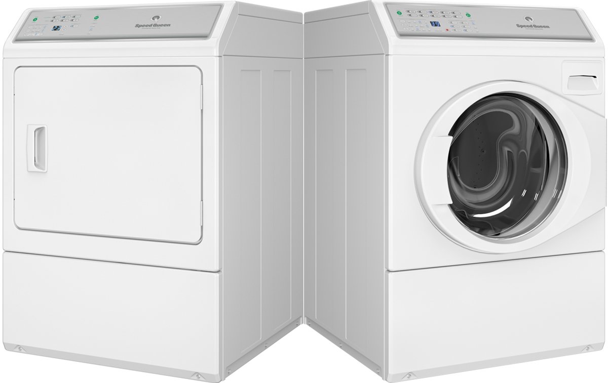 Speed Queen AFNE9BAW01ADEE8B Front Load Washer and Dryer Appliances
