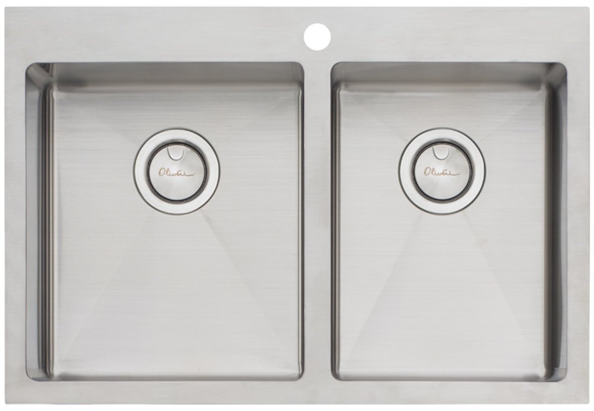 Oliveri Ap1425 Apollo 1 And 3 4 Bowl Sink