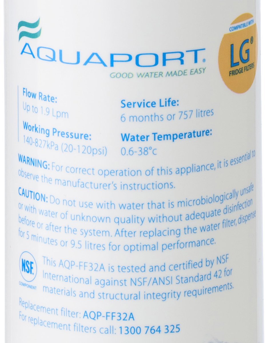 aquaport fridge filter