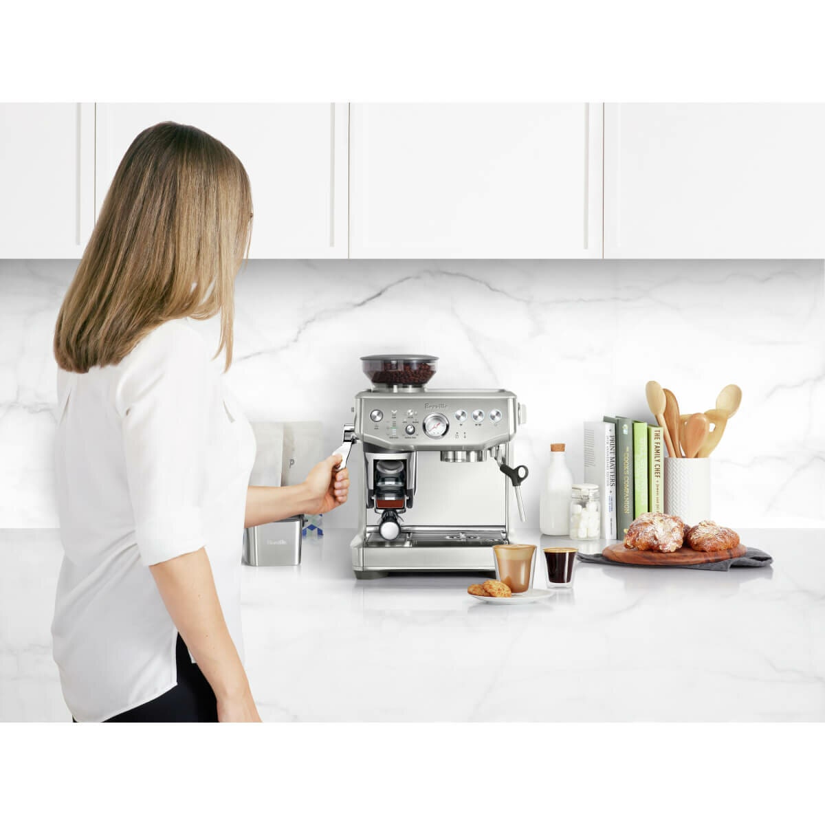 Breville Barista Express Impress Coffee 