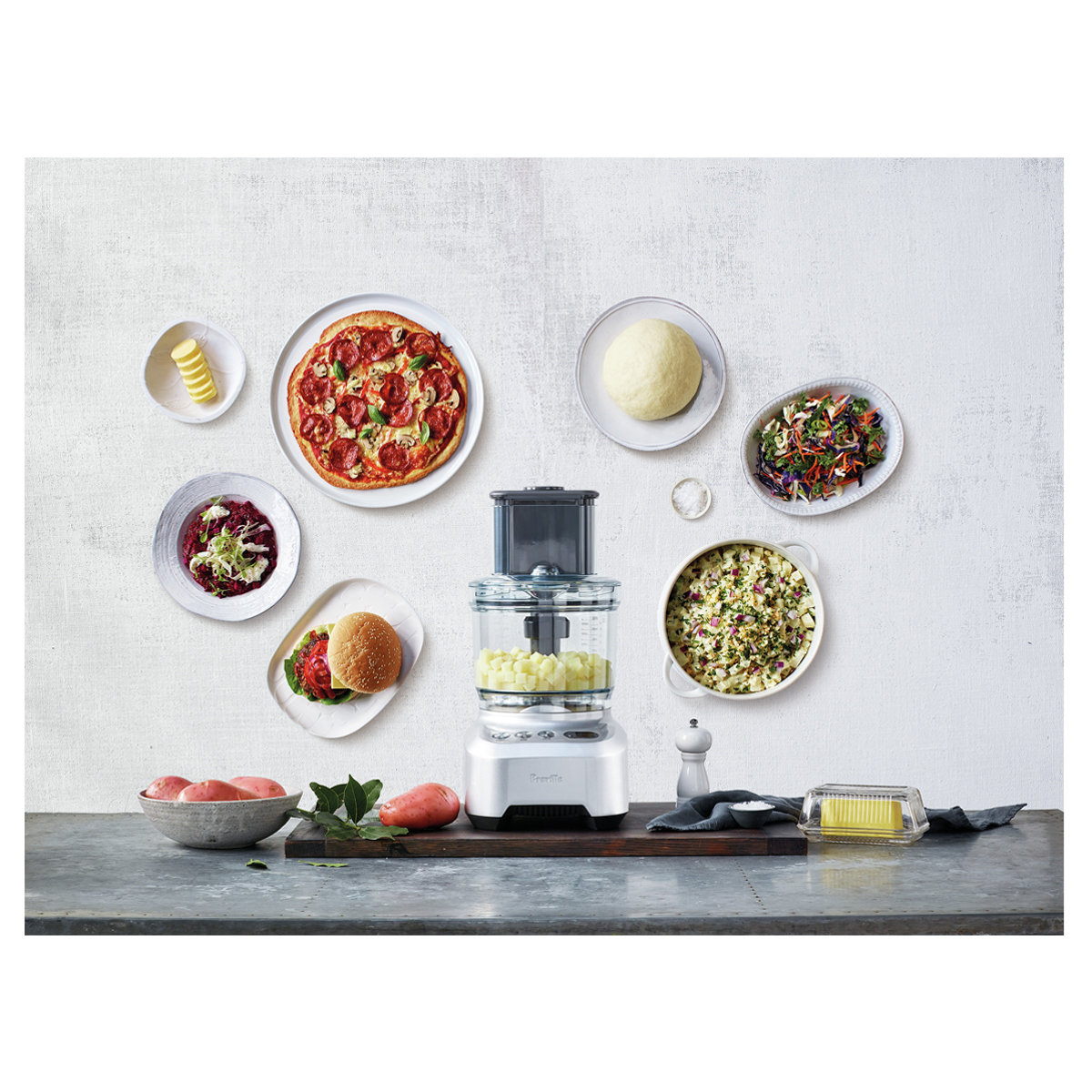 NEW Breville BFP820BAL the Kitchen Wizz 16 Peel & Dice Food Processor