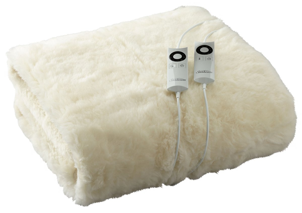 Sunbeam Wool Fleece Queen Electric Blanket Bl5651 Appliances Online Sunbeam Wool Fleece Queen Electric Blanket Bl5651 Appliances Online
