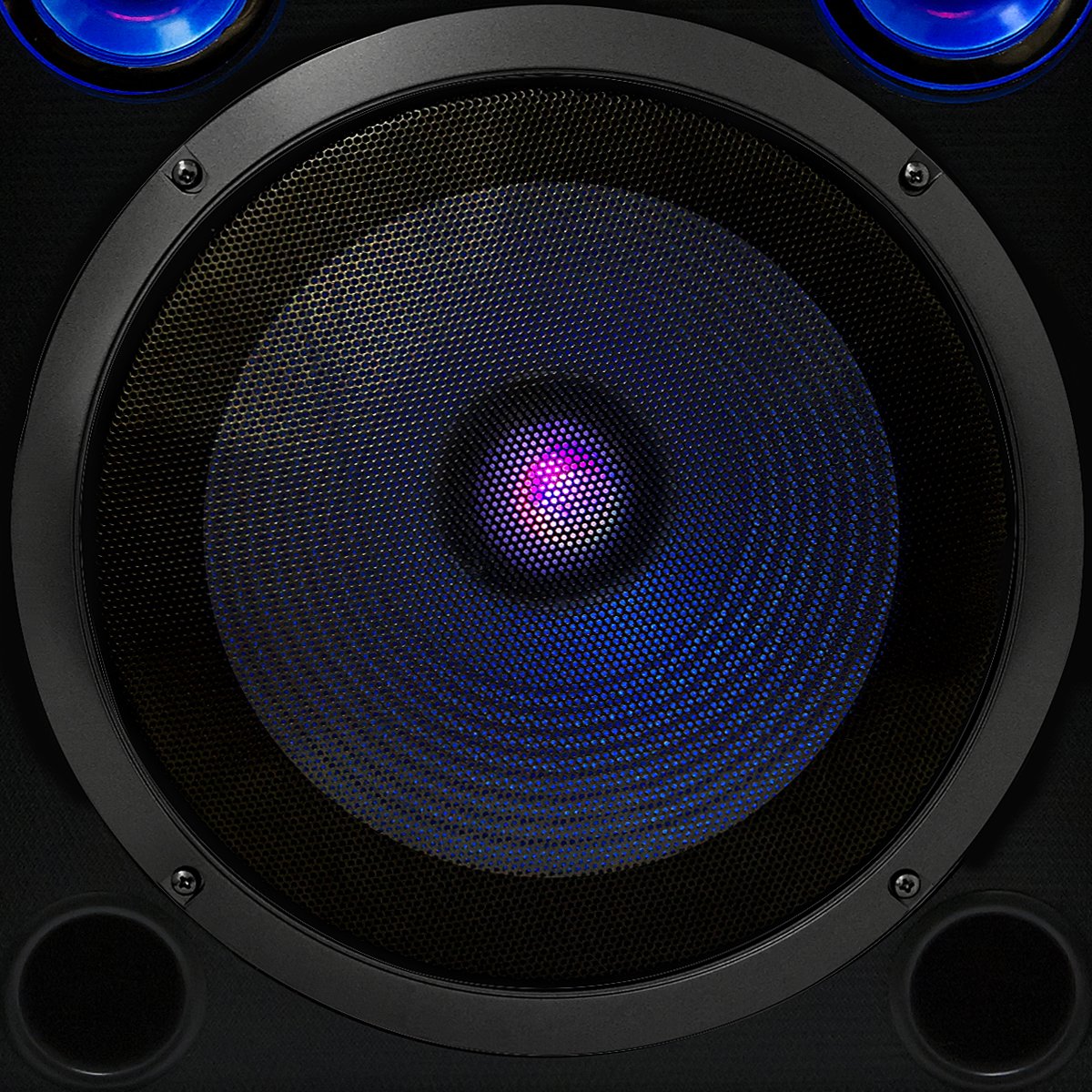 lenoxx stage lights bluetooth speaker