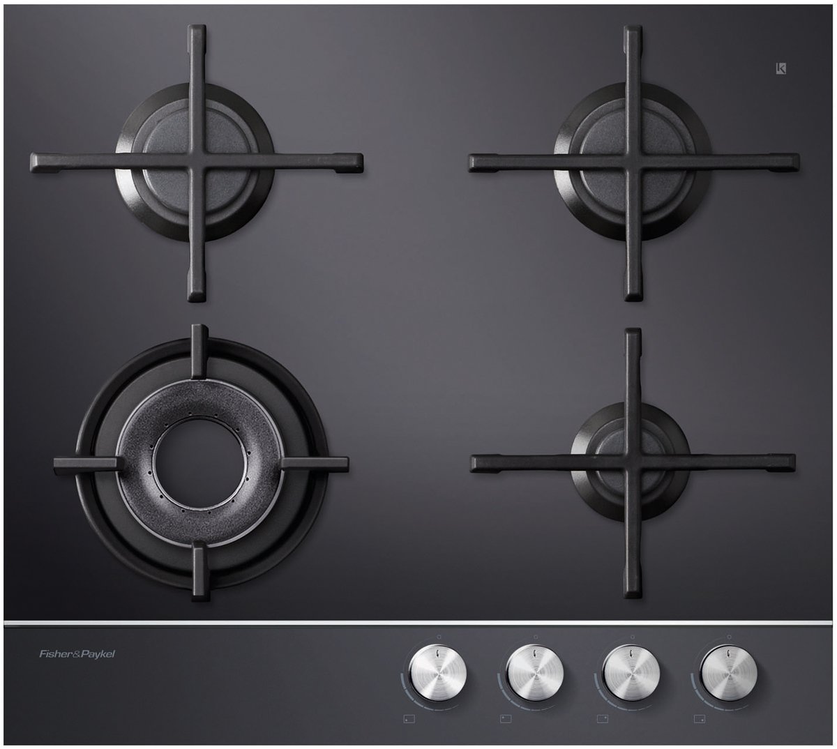New Fisher Paykel Cg604dnggb1 60cm Natural Gas Cooktop
