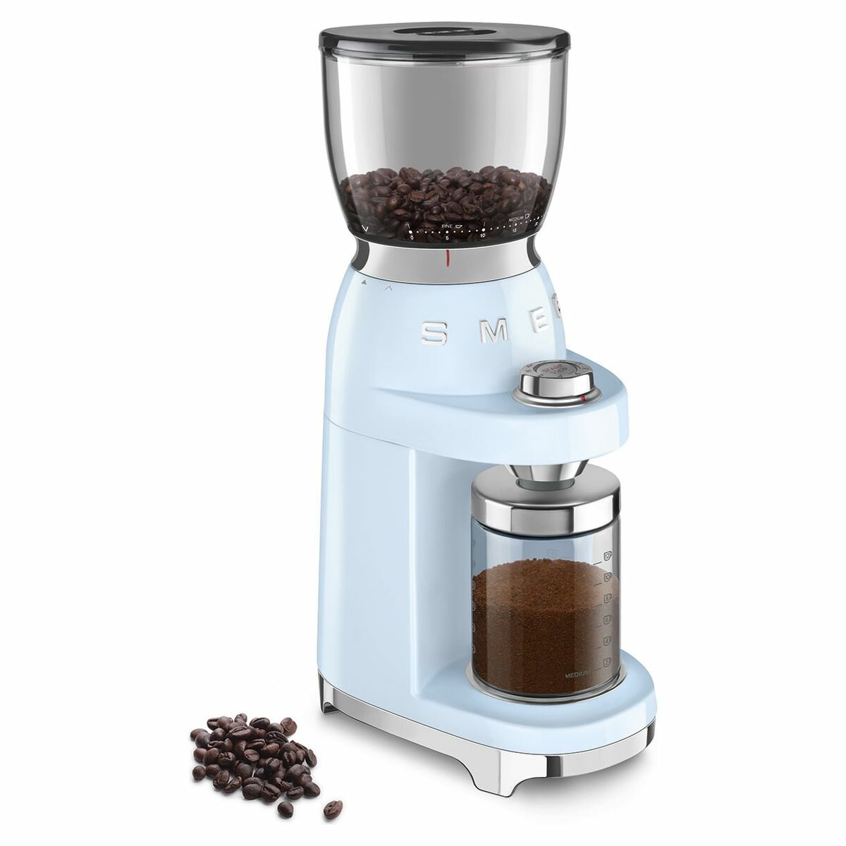 Retro Style Coffee Grinder Pastel Blue 