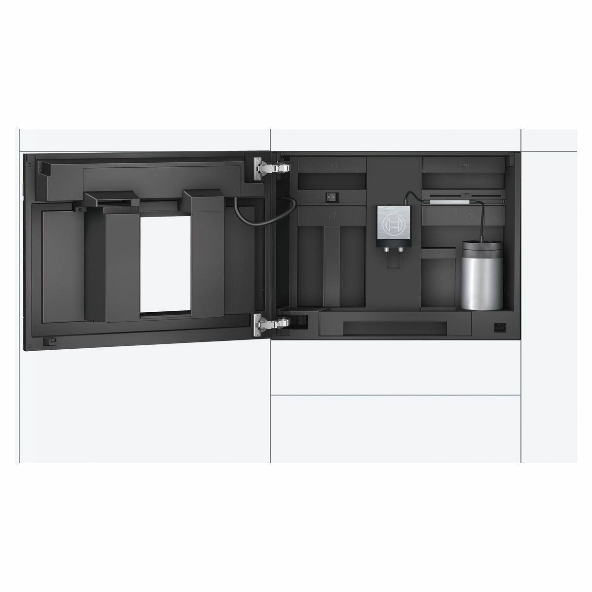 Bosch Serie 8 BuiltIn Fully Automatic Coffee Machine Ctl636Eb6 at