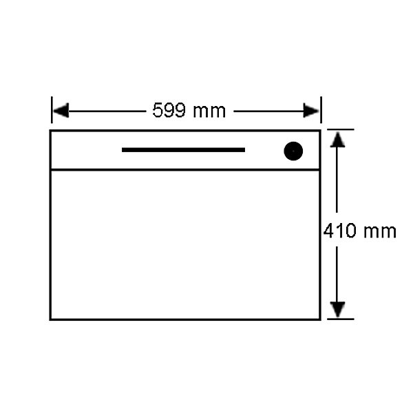 dish drawer dimensions
