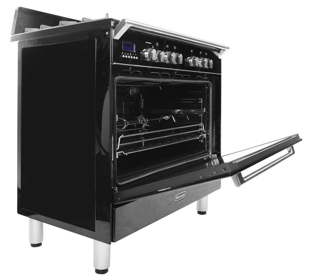 NEW DeLonghi 90cm Freestanding Dual Fuel Oven/Stove DEFV908BK