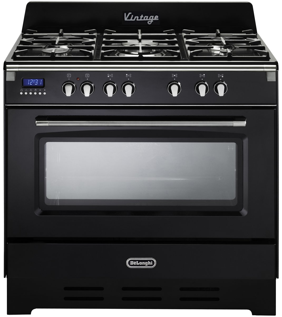 NEW DeLonghi 90cm Freestanding Dual Fuel Oven/Stove DEFV908BK