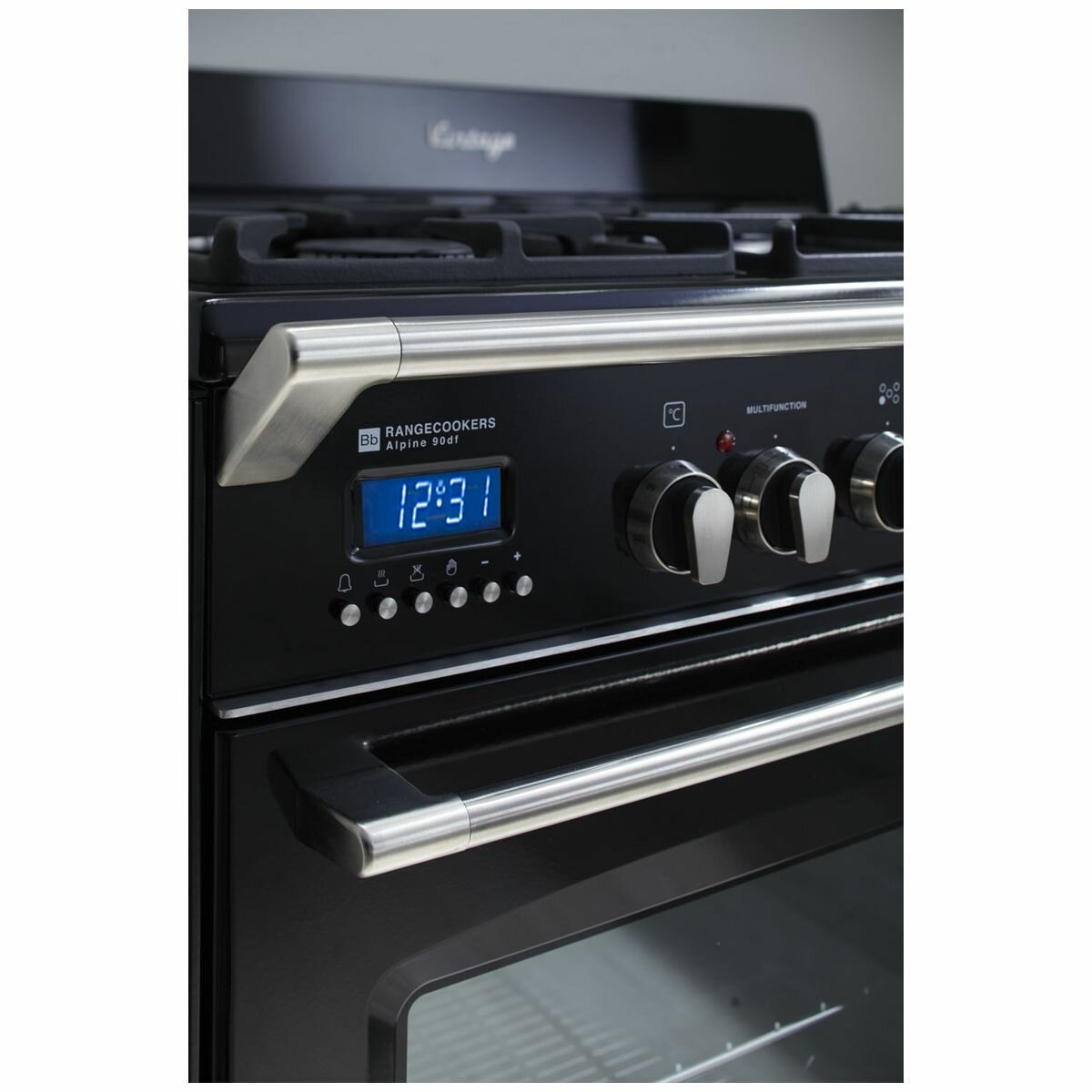 NEW DeLonghi 90cm Freestanding Dual Fuel Oven/Stove DEFV908BK