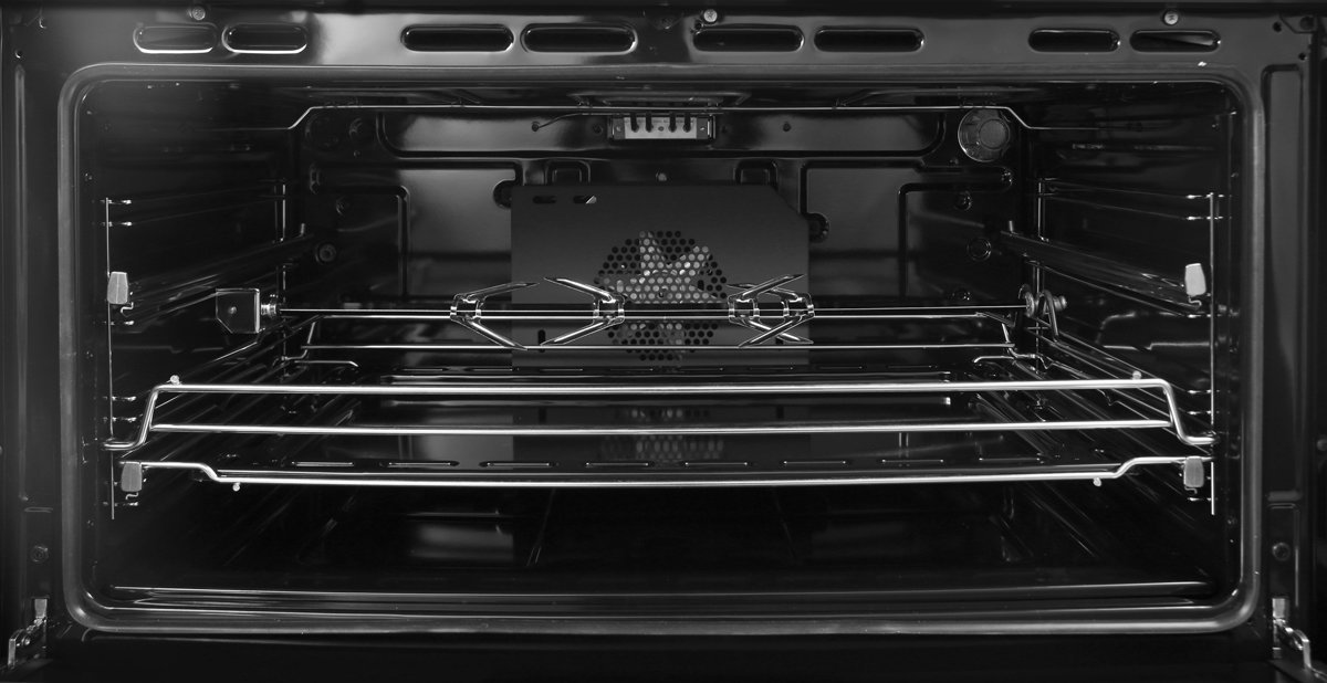 NEW DeLonghi 90cm Freestanding Dual Fuel Oven/Stove DEFV908BK