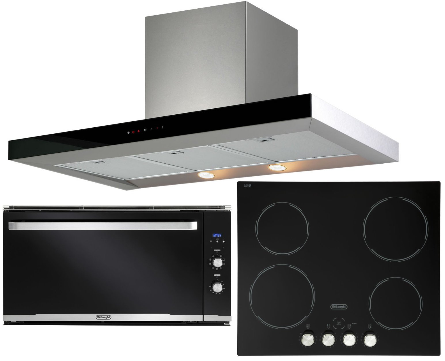 Delonghi 90cm Electric Oven 60cm Ceramic Cooktop 90cm