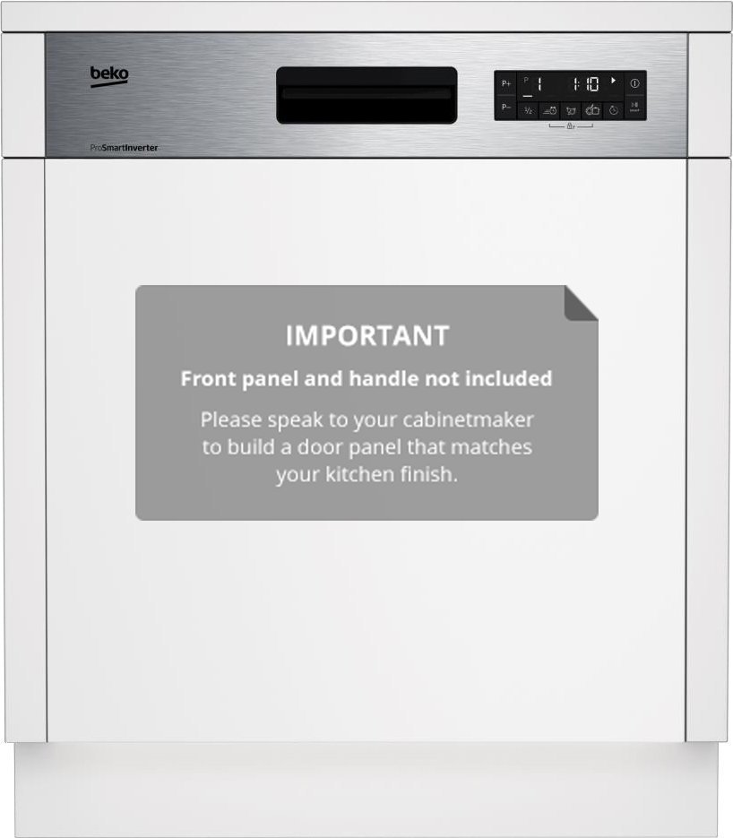 beko dishwasher front panel