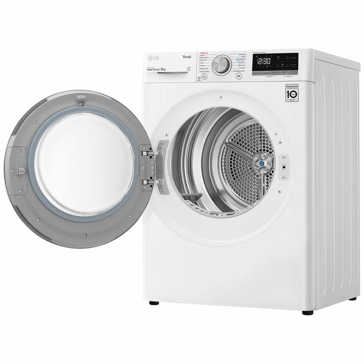 Lg 8kg Heat Pump Dryer With Inverter Control Dvh5 08w Appliances Online