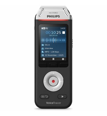 Philips DVT 2 Mic Stereo 8GB Voice Recorder with Battery DVT2110 | Appliances Online