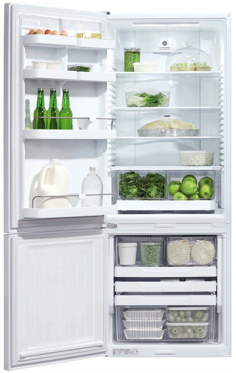 Fisher Paykel 494L Bottom Mount Fridge Black Stainless Steel RF522BRPB6 ubicaciondepersonas