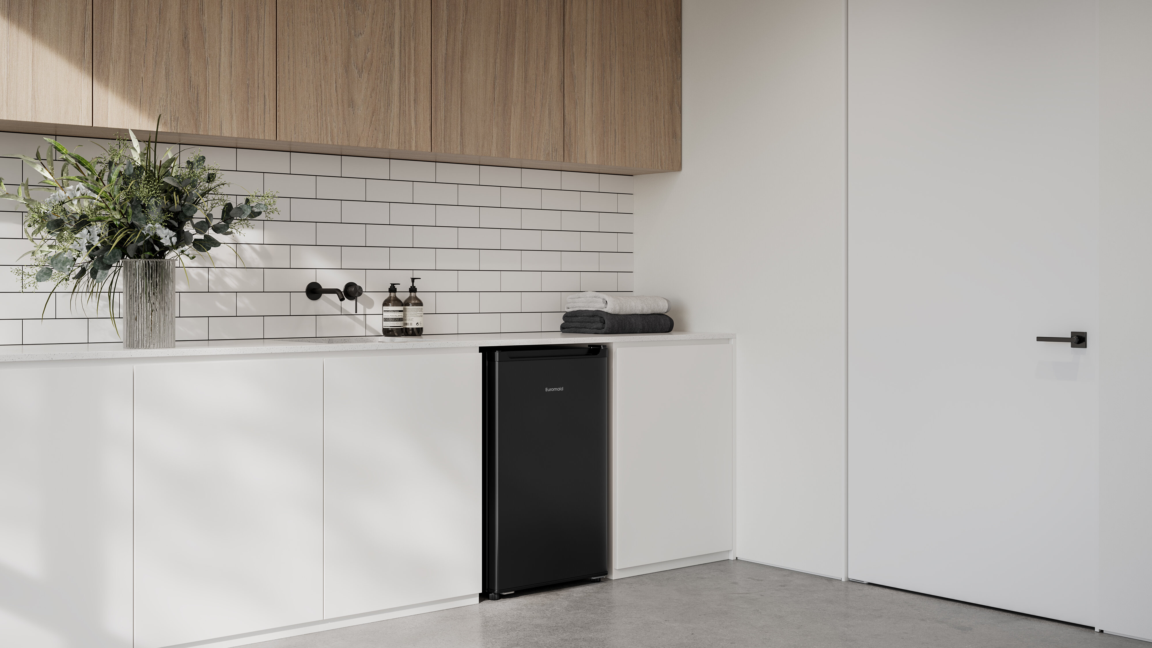 Buy Euromaid 121L Black Bar Fridge EBF126BK & Pay Later humm