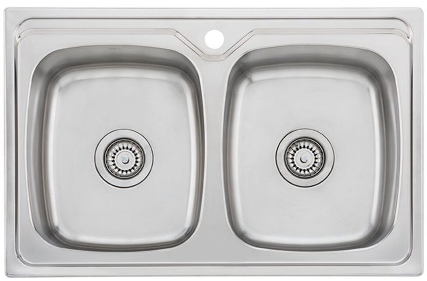 Oliveri Ee23tu Endeavour Double Bowl Universal Sink