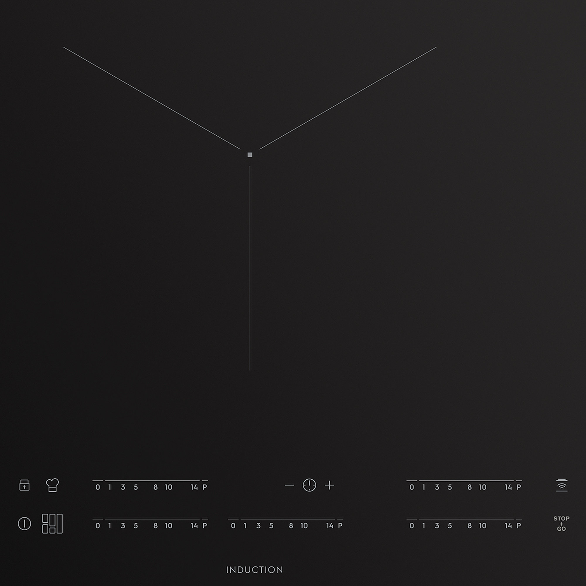 electrolux 90cm flexibridge induction cooktop