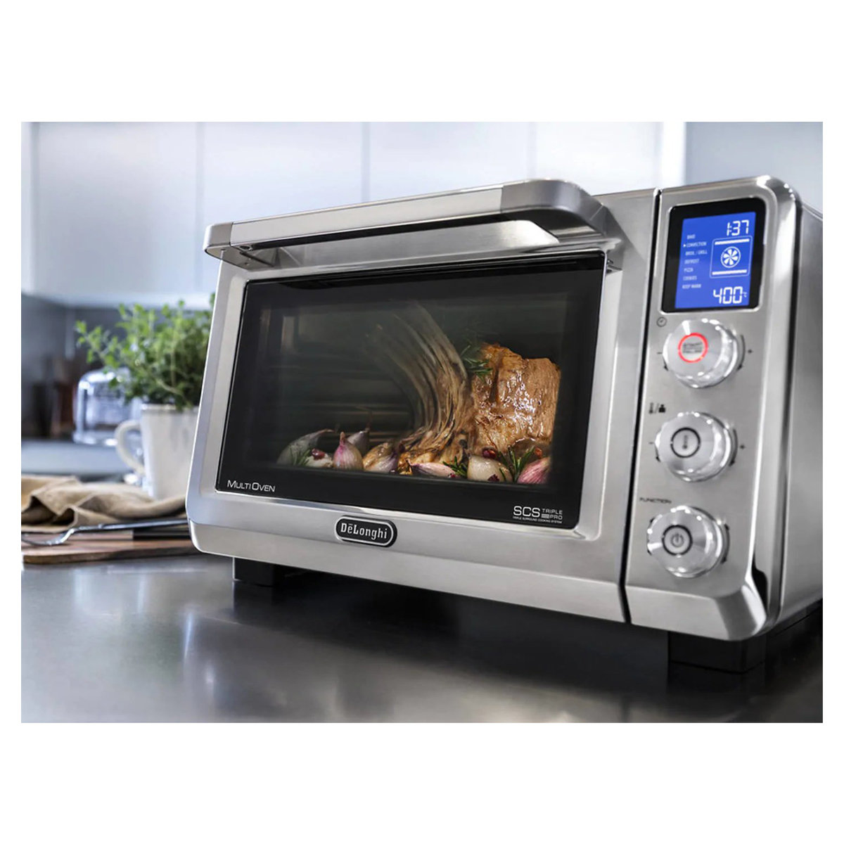NEW Delonghi EO241250M 24L Digital True Convection Oven 8004399181885