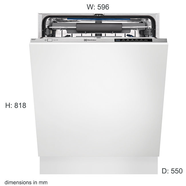 reallife xxl fully integrated dishwasher