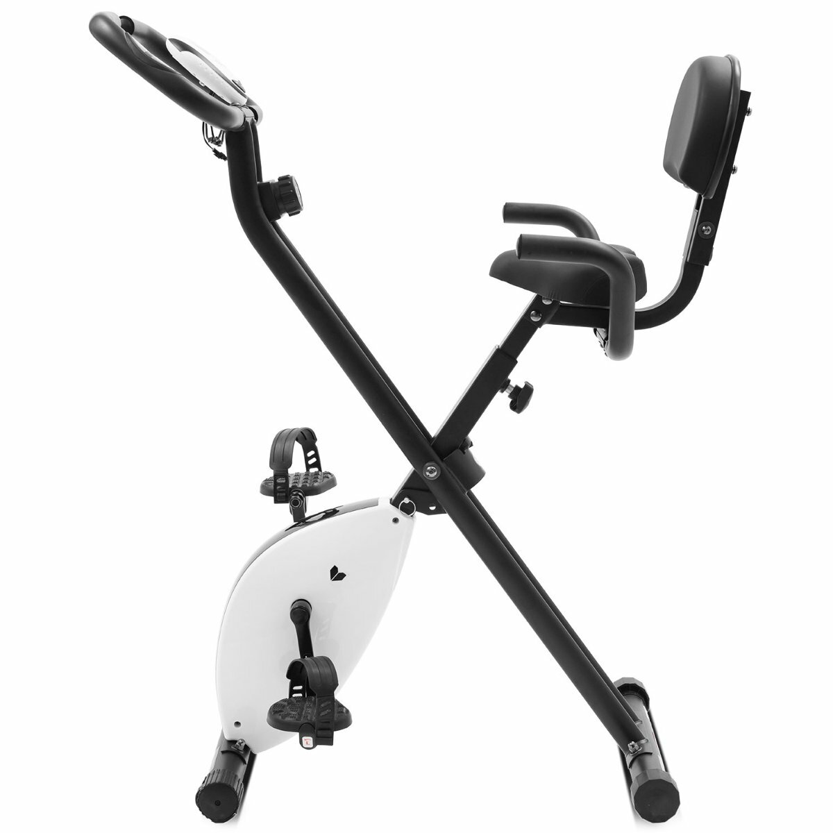 exercise bike with back support