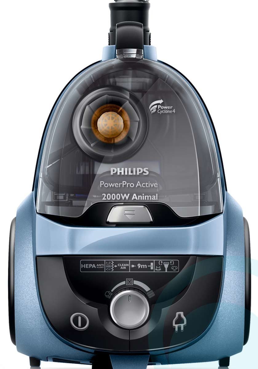 philips powerpro active 2000w animal - blueyellowredvans