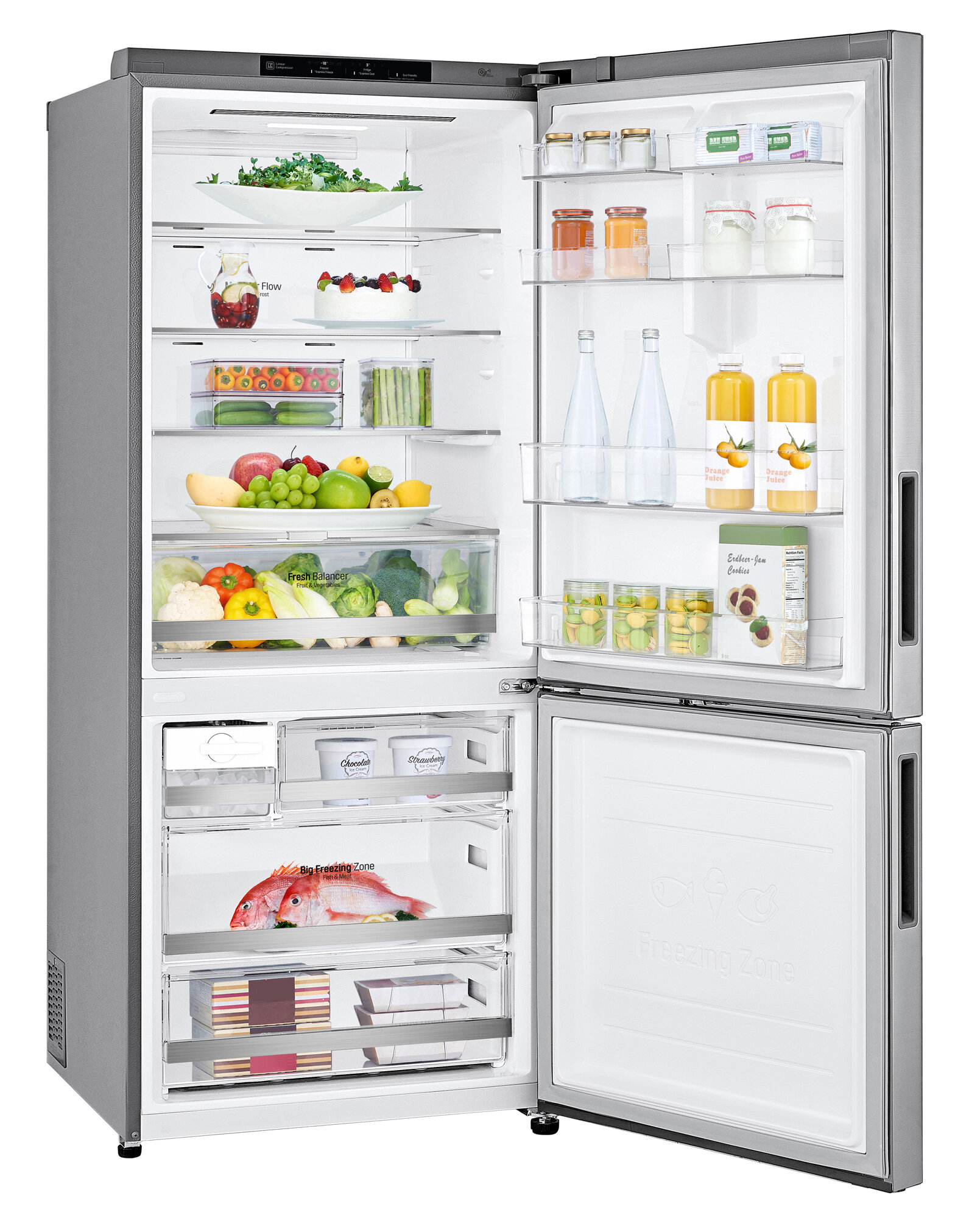 Lg 454l Bottom Mount Fridge Gb 455pl Appliances Online