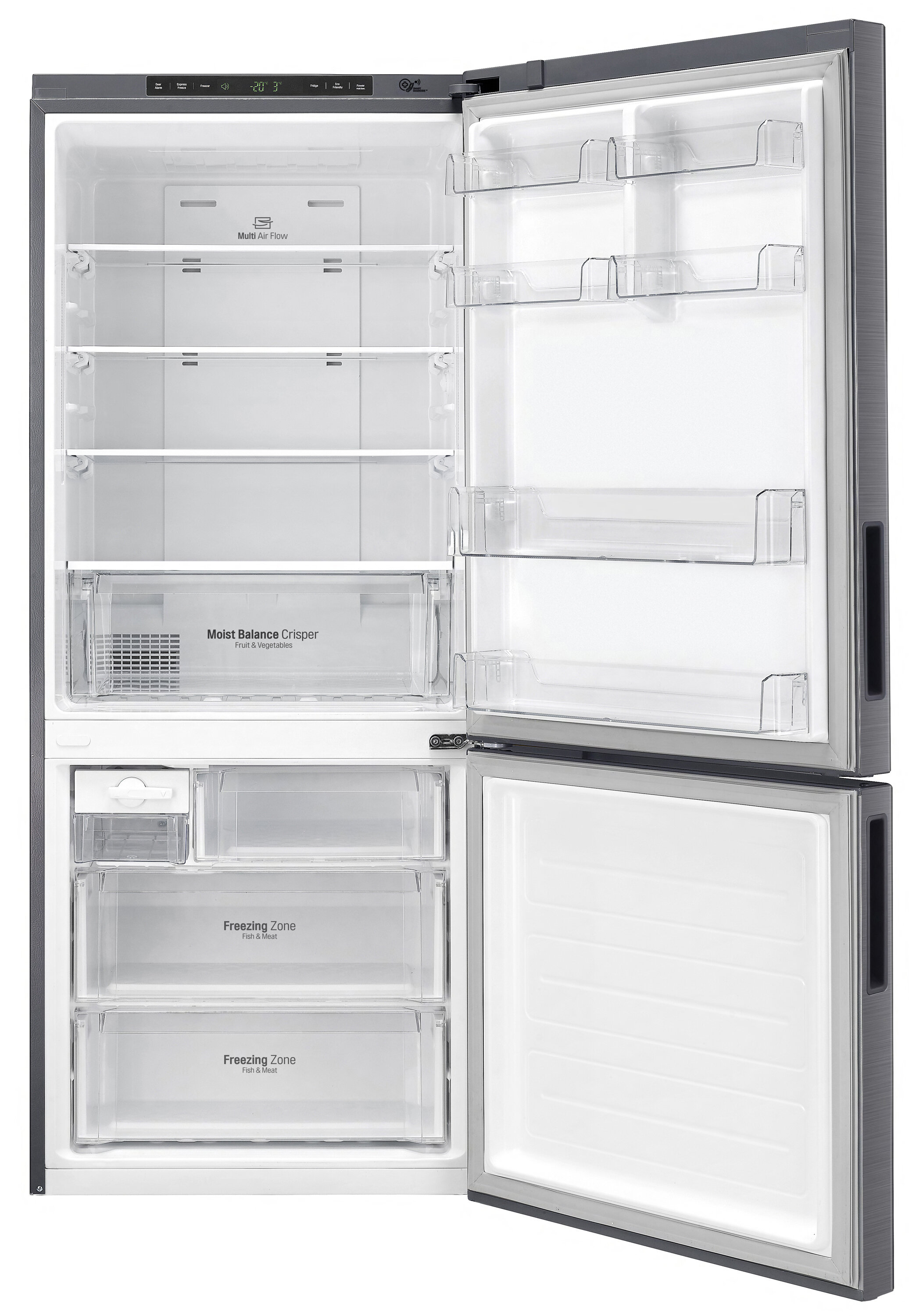 lg gb455uple 454l bottom mount fridge